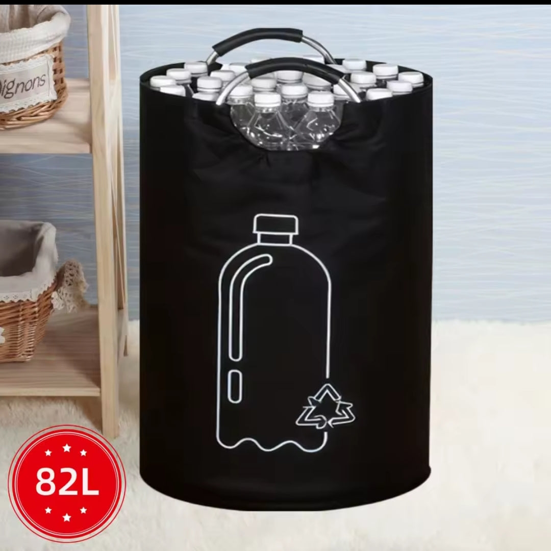 Składany worek na butelki 82L – wygodne przechowywanie i transport | ZwrotBox