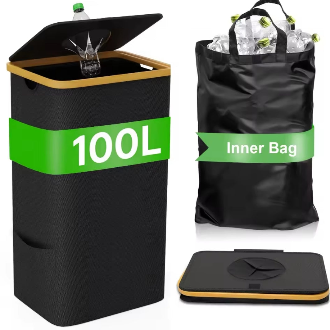 Kosz do zbierania butelek 100L – zarabiaj na recyklingu i utrzymuj porządek | ZwrotBox